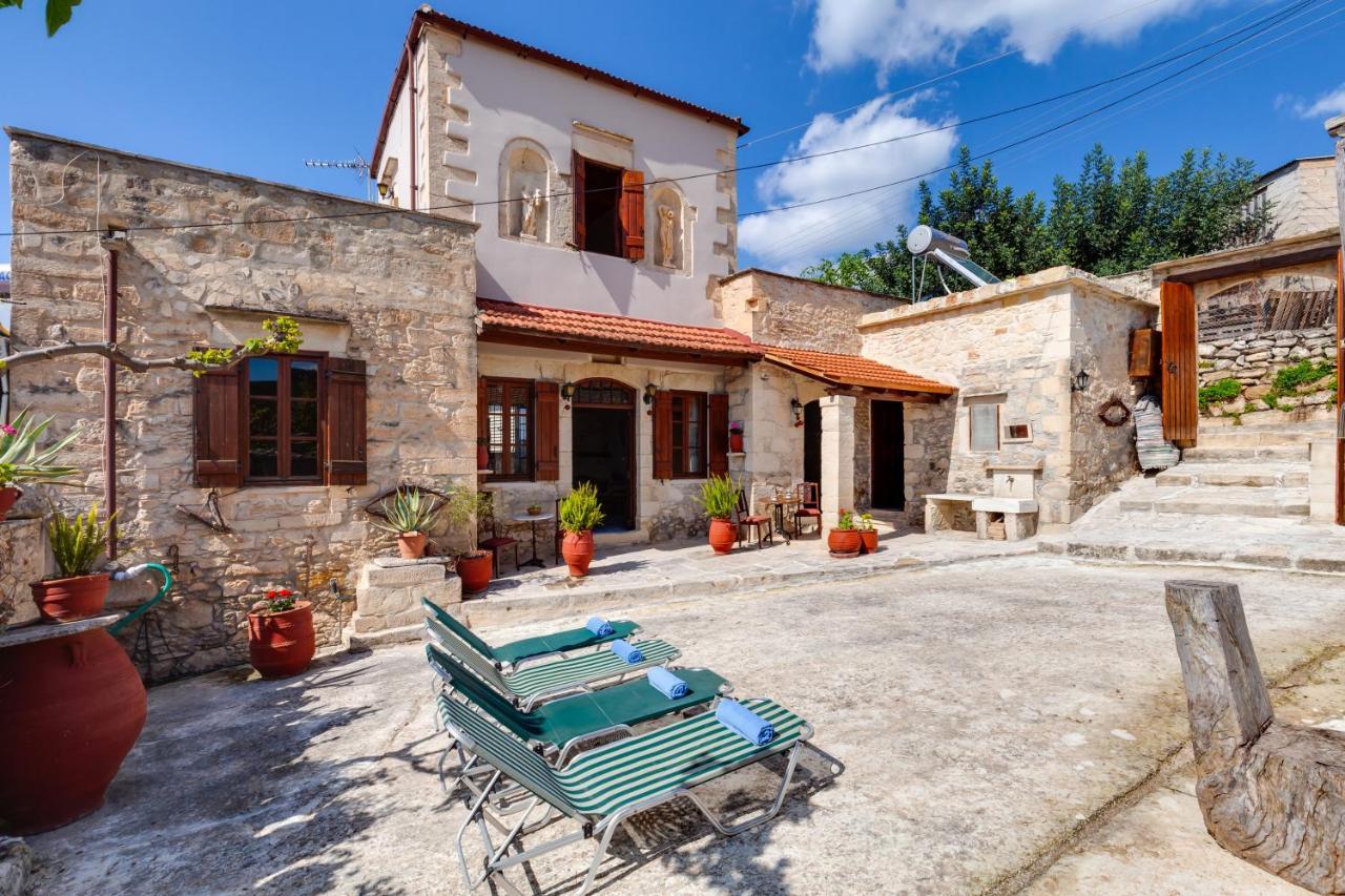 Traditional Home Vereniki With Heated Pool - By Apokoronas Villas Gavalochori Exterior foto